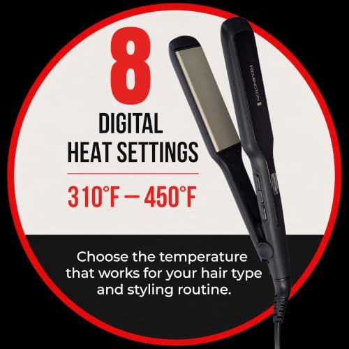 1.75" Anti Static Hair Straightener (Black/Gold / 1 3/4 Inch)