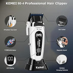 90 4 Professional Hair Clippers for Men 11500 RPM Barber Clippers (White)