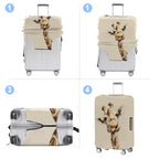 Giraffe Luggage Cover Washable Suitcase Protector Anti (giraffe / L(28-30inch suitcase))