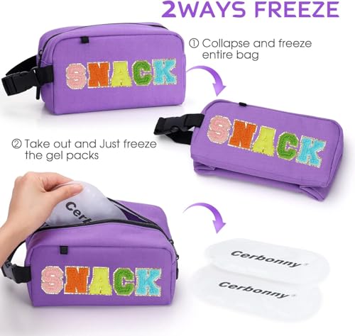 Freezable Snack Bag (Porple-snack)