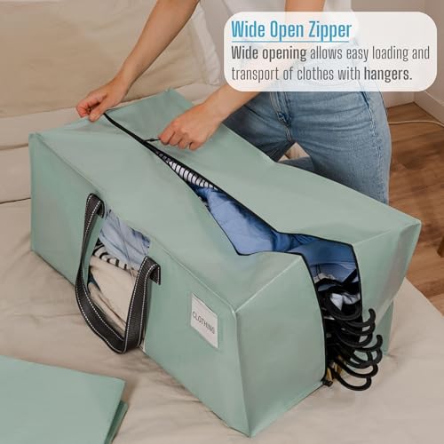 Heavy Duty Moving Bags (Shiny Light Green / 8 Pack)