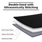 Large Waterproof Outdoor Blanket Thick Fleece 80" x 58" (Starry Gray-a)