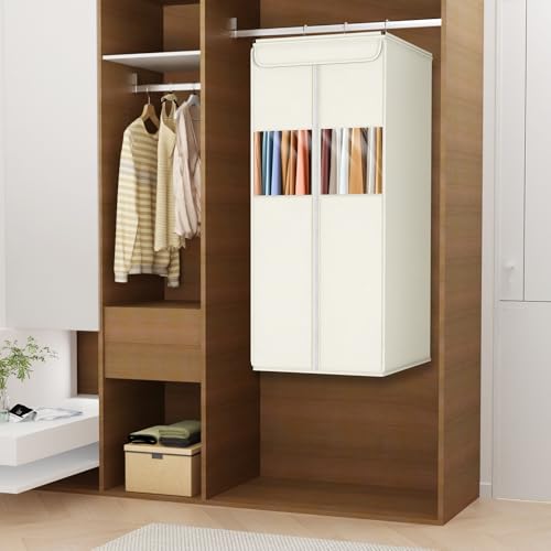 Garment Storage Bags for Hanging Clothes Suit Garment Bag 40in Beige (Beige / 40"-1 Pack)