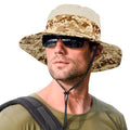 Sun Hats for Men Women UPF 50+ Breathable Wide Brim Summer Fishing (Degital Beige)