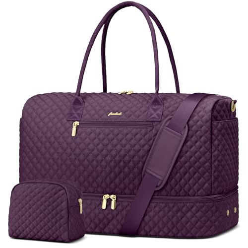 Travel Weekender Duffle Bags for Women (6-Dark Purple / X-Large)