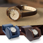 Single Watch Box Blue Hexagonal (Blue / 1-Slot)