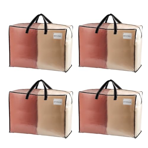 Heavy Duty Moving Bags (Clear / 27 Gallon-4 Pack)