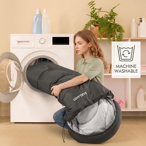 Sleeping Bag for Adults (Dark Grey / 87"x32.7")