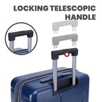 Carve 20 Inch Carry On Expandable Hardside Upright Suitcase with 360° Spinner Wheels (Navy / Carry-On)