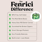 Lunch Box for Boys (Green Pixel)
