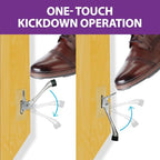 1 Stopper Adhesive Door Stop (Black / 6 INCH X 1 PACK)