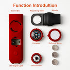 Emergency Survival Safety Whistle (Red)