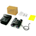 12X25 Mini Binoculars with Case & Strap (Black / 12X25)