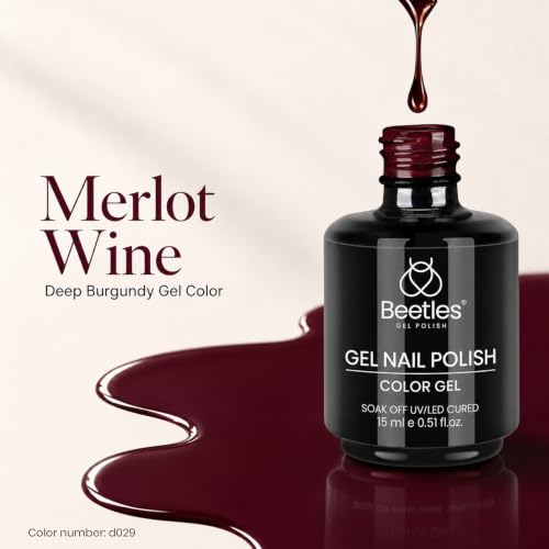 Beetles Red Gel Polish (C - Creme Red | Merlot Wine)