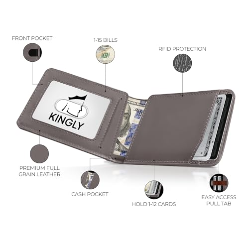 Cash Pocket Slim Wallet for Men (Ash Grey)