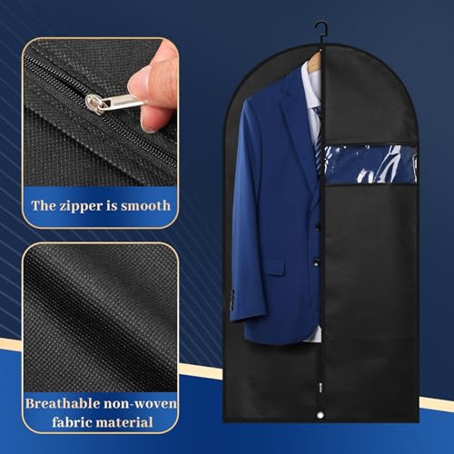 Premium Suit Bags 8 Pack (43in No Handles)