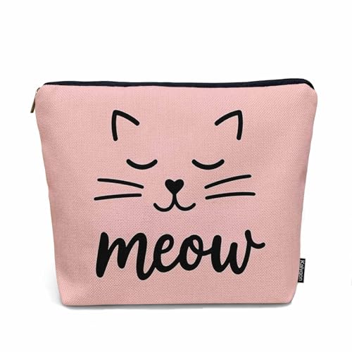 Cat Cute Cosmetic Bags For Women (9 x 7.1 inch / Cat Cute)