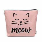 Cat Cute Cosmetic Bags For Women (9 x 7.1 inch / Cat Cute)