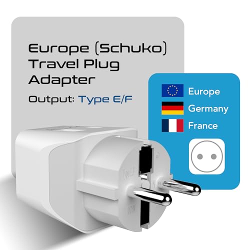 European Plug Adapters Combo (paper white)