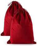 2 Pcs Shoe Bags for Travel (Rio Red / 17.3"x12.6")