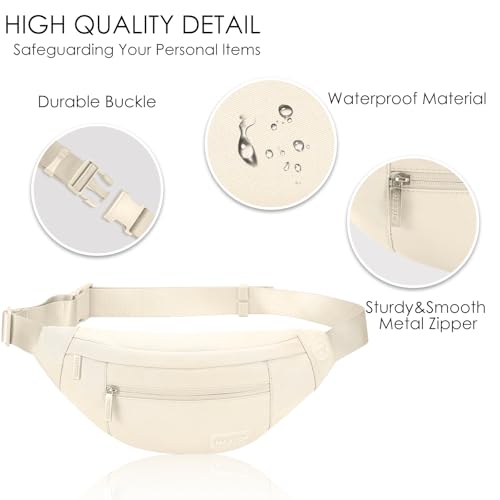 Small Aprocot Cross Body Bag Fashion Shoulder Fanny Pack for Women (Apricot / Large)