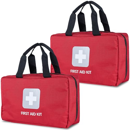 First Aid Kit Multipack (2 Pack - 291 Piece - Red)
