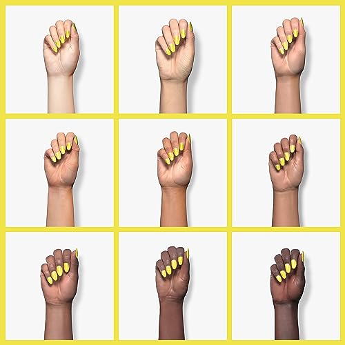 Beetles Yellow Gel Nail Polish 15ML Soak Off UV Gel for Fall Nail Art (K - Creme Yellow | Canary Yellow)