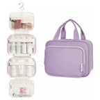 Hanging Toiletry Bag for Women (A-Purple / Medium)