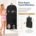 54in Interview Suit Bag and Travel Dress Bag for Formal Wear 2 Pack (54inch garment bag 2 pack)