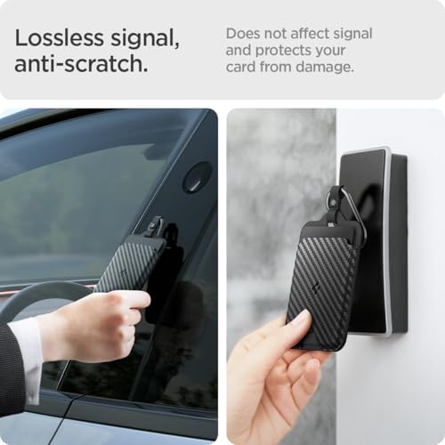 Key Card Holder Case for Tesla Model Y (Carbon Weave)