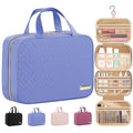 Hanging Travel Toiletry Bag Women Men Essentials Aegean (Aegean-Blue / Large)