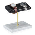 Watch stand watch display stand watch holder watch Handcrafted watch holder (white/glod/croco)