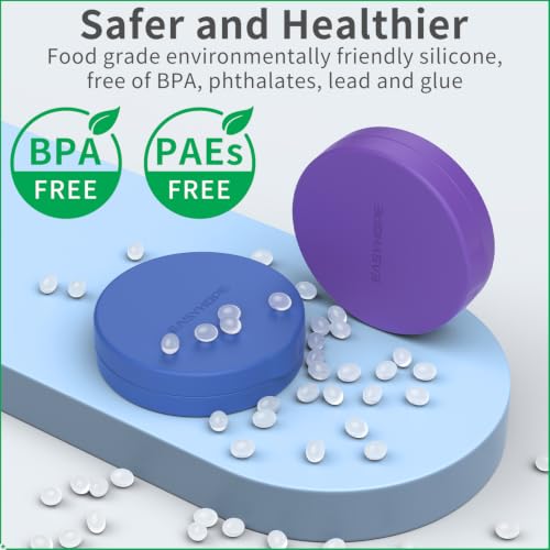 2 Pack Small Pill Box (Purple+blue)