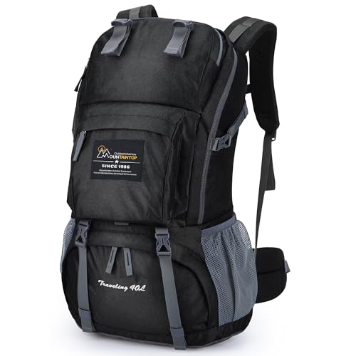 40L Hiking Backpack Lightweight Travel Backpack for Men&Women Outdoor Camping Backpacking (40l-sky Black)