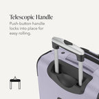 Sion Softside Expandable Spinner Luggage Durable Lightweight Travel Suitcase (2-Piece Set (Carry-On/Large) / Evening Haze)