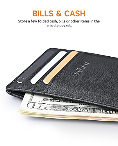 Mens Slim Wallet (Chicago Black)