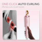 Automatic Rotating Curling Iron (1 inch / Pink)