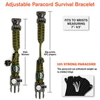 20 in 1 Paracord Bracelet (Green 2PCS)