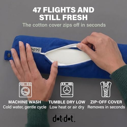 Twist Memory Foam Travel Pillow (Sapphire / Standard (26"))