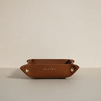 Foldable Valet Tray (Brown)
