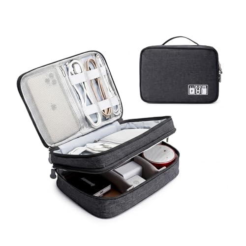 Travel Cable Organizer Bag (Black / S)