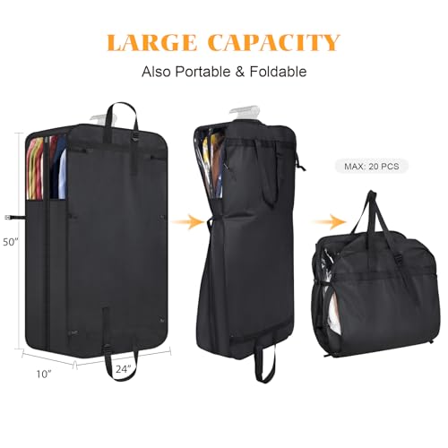 Garment Bag for Moving (24"X50" - 2pcs - Heavy Duty)