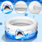 Inflatable Shark Cooler (Dark Blue / Shark)