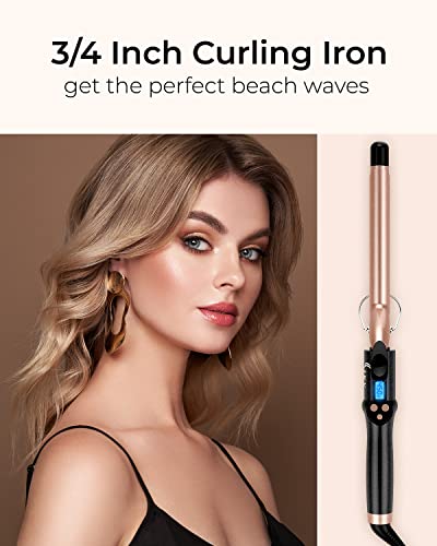 3 4 inch Curling Iron Extra Long Barrel (3/4 Inch)