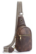 Crossbody Bags for Women PU Leather Cross Body Sling Bag for Woman Travel Coffee (2-coffee)