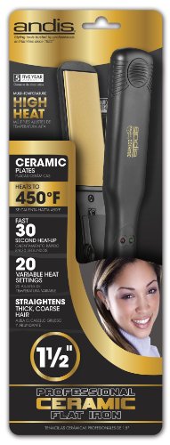 1.5 Inch High Heat Ceramic Hair Flattening Iron