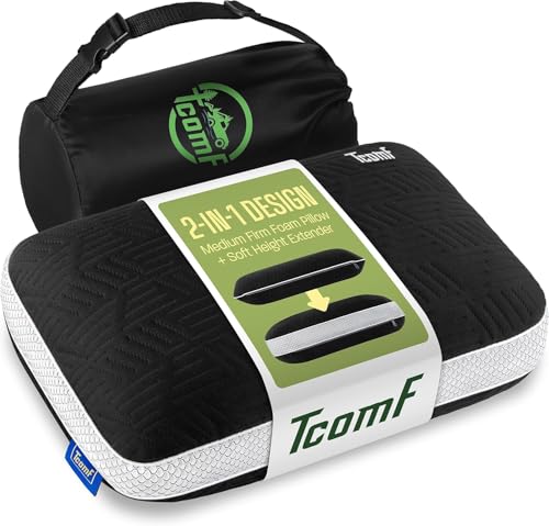 Camping Pillow (Black / Adults Height 5.5")