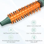Mini Barrel Thermal Brush for Short Hair 0.35 Inch Curling Brush (0.35 Inch Barrel)