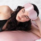 Mineralized Silk Gentle Pressure Sleep Mask (Petal Silk / 1 Count (Pack of 1))