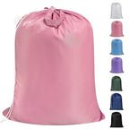 Extra Heavy Duty Laundry Bag with Handles (Pink / 28" x 36" | 1 Pack)